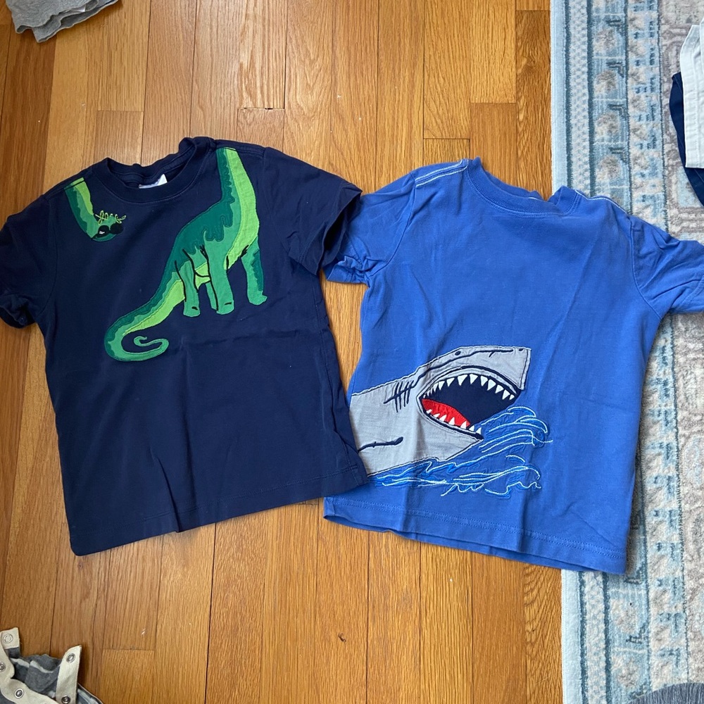 Hannah Andersson Boys T Shirt Bundle! Size 4, EUC, no stains!